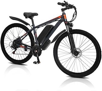 KELKART Bicicleta eléctrica para adulto, bicicleta híbrida urbana, bicicleta eléctrica todoterreno 29''*2.1, batería de iones de litio 48V 15Ah, pantalla LCD y 21 velocidades