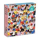 Galison Book Club Puzzle, 1,000 Pieces, 20” x 27'' – Colorful, Humorous Illustration of Hundreds of People Reading Books - Thick, Sturdy Pieces – Challenging, Makes a Great Gift, Multicolor