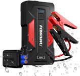 FOWAWU 4000 A Car Jump Starter(9.0 L Gas,7.0 L Diesel), 12 V Car Battery Jump Starter, Battery Jumper Starter Portable with USB/LED Light