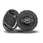 TUMAN Pro 6.5'' Car Speakers, 500 Watt Max 4-Way Coaxial Car Audio Speakers, Professional Car Door Speakers, Sound Stereo and no Distortion, Mylar Tweeter Truck Speakers (1 Pair)