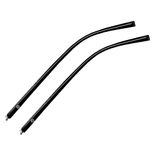 1 Pair Glasses Legs Replacement Temples, Glasses Metal Frame Arms Replacement, Black