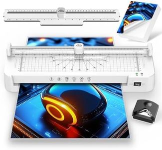 Laminator 13 Inch Wide with Laminating Sheets 50pcs, Laminator Machine Hot and Cold 11x17, Thermal Laminator for A3 A4 A5 A6 with Paper Trimmer, Corner Rounder for Home Office School Use