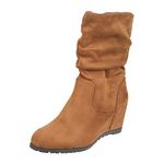 Metro Womens Synthetic Camel Boots (Size (4 UK (37 EU))