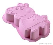 Dr. Oetker Peppa Pig Silicone Baking Mould - 1200ml - Acid Resistant and Heat Resistant - Perfect for Baking with Kids and Peppa Pig Fans - Ideal for Children's Birthday Parties - Pink