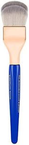 Bdellium Tools Professional Makeup Brush - Golden Triangle 952 Small Rounded Double Dome Blender - With All Vegan and Soft Synthetic Fibers, For Application & Blending (Blue, 1pc)