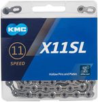 KMC X11SL 11 Speed 116 Link Bike Chain, Silver