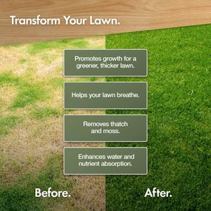 VonHaus 1800W Electric Lawn Scarifier – Powerful Garden Aerator