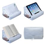 Gifts for Readers & Writers Book Couch iPad Stand | Cushioned Tablet Stand & Book Holder| Reading Pillow for Bed Time | Tablet Lap Rest Cushion | A Fun Gift for Book Lovers