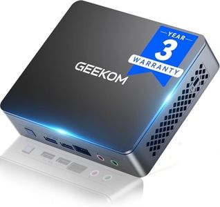 GEEKOM Air12 Lite Mini PC (3-Year Support),with 12th Gen Intel N95 (up to 3.4GHz), 8GB RAM(Expandable) 256GB SSD Mini Computer, 6 USB Ports 9-Pin Desktop Computer for Home/Business/Office