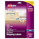 Avery Full Sheet Printable Shipping