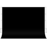 xisho Black Screen Backdrop 6.6×5ft Portrait Background 100% Polyester Collapsible Washable Back Drop Curtain for Photography Studio Streaming Gaming Video Recording Wall Decorations Photo Props