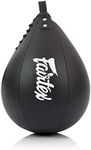 Fairtex SB2 Microfiber Muay Thai Boxing Speed Bag - Black