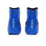 Shin Pads,Soccer Shin Guards,19CM 7-16 Years Child Soccer Shin Pad,Lightweight Breathable Protective Gear Football Shinguard,Football Shin Pads (Blue)