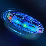 Flying Toy Drone for Kids, 360° Hands Free Motion Sensors Mini Drone with LED Light, Easy Indoor Small UFO Helicopter Toys Flying Ball Drone Cool Toys Gift for 6 7 8 9 10+ Year Old Boys Girls Teens