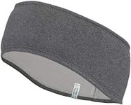 TrailHeads Tempo Running Headband | Ear Protection | Moisture Wicking Headband - heather grey One Size