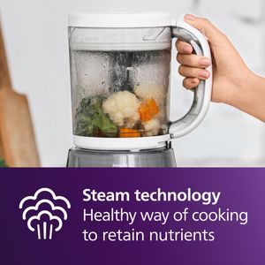 Philips Avent 4-in-1 Baby Food Maker – Steamer, Blender, Warmer