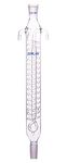 DONLAB GCR-0604 Glass 600mm Length Dimroth's Reflux Condenser,Coil Reflux Condenser with 24/40 Ground Glass Joints