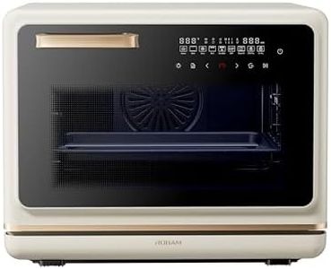 ROBAM R-Box Pro Countertop Combi Steam Oven White, Air Fryer Toaster Oven with EXP, 1.2 cu. ft. XL Capacity, 1800W Steam Fry Technology, 86-446°F Precision, 32 Presets, Easy-to-Clean Enamel Interior