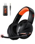 acer 2.4GHz Flex Wireless Gaming Headset | Non-Stop 100H Battery | Dynamic 50mm Drivers | Clear Voice Mic | Bluetooth5.3, 3.5mm | Gaming Headphones for PC, Meeting, Music, PS4 Headset& PS5 Headset