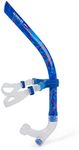 Speedo Unisex Adult's Centre Snorkel, Blue/Tangerine, One Size