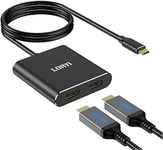 USB C to Dual HDMI Adapter 4K@60Hz,