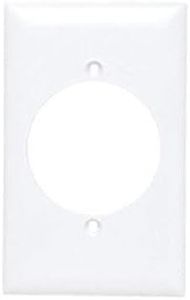 Legrand - Pass & Seymour TP724W Pass & Seymour Tp724-W White 1G Power Outl Plate