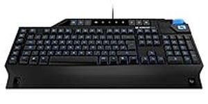 Lioncast LK15 LED Backlit Gaming Keyboard (QWERTY) for Windows OS; Ultra-fast, Anti-Ghosting, n-Key Rollover & Adjustable Repeat Rate; USB Docks, Palm Rests & 16.7 M - Colour