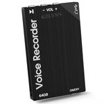 KZLYNN 64GB Digital Voice Recorder Voice Recorder Recorder with 750 Hours Recording MP3 Feature for Work and Meetings, Interviews Audio Recorder with Playback Portable Dictaphone