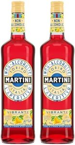 Martini & Rossi Vibrante Non-Alcoholic Aperitivo Alcohol Free Drink Orange Aperitif Made in Italy | 2 PACK