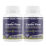 Maxion 2 Pack Cardio Flow for Cardiovascular Health, Lower Blood LDL and Cholesterol Levels, 240 Capsules (2)