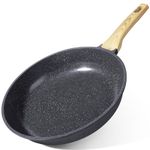 GiPP Ceramic Nonstick Frying Pan - 30cm Healthy Non-Toxic Non Stick Skillet Omelette Pans, Induction Compatible Chef Pan, PFAS & PFOA-Free,Stay Cool Handles(Grey,30cm)