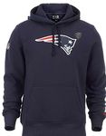 New Era Kapuzenpullover New England Patriots NFL Pullover American Football blau mit CapSpin Pin