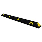 Wheel Stopper | UK Premium Quality 18KG (183x15x10cm) Long-Lasting Heavy Duty Parking Block | Includes Fixing Screw Kit & Reflective Strips | Ideal for Car, Truck, RV, Trailer, and Garage Use