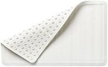 Rubbermaid Commercial Products Bath Tub and Shower Mat | Medium - 14 x 24 in. | White | Machine Washable | Safti-Grip Non-Slip Bathroom Mat with Suction Cups for Home/Hotel/Shower/Bathtub