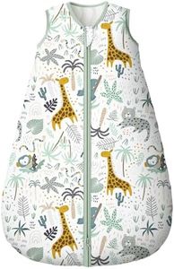 Yoofoss Baby Sleep Sack 12-18 Months, TOG 2.5 Baby Wearable Blanket with 2-Way Zipper, 100% Organic Cotton Fabric Winter Newborn Sleeping Sack, Warm Soft Comfy