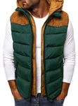 Panegy Men's Outdoor Winter Vest Warm Thicken Sleeveless Puffer Jacket