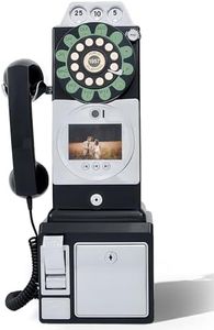 RetroVox Video & Audio Guest Book Wedding Phone Guestbook Creative Easy to Use & Fun Engagements Anniversaries Baby Showers Graduation (A Video Black)