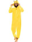 Pokemon Mens Onesie Pikachu Yellow XX-Large