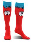 elope Dr. Seuss Thing 1 & 2 Adult Costume Socks