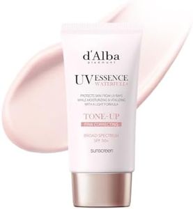 d'Alba Creme Solaire Tonifiant à la Truffe Blanche Italienne, Soin de la Peau Coréen Végétalien, Hydratant Teinté avec SPF 50+ PA++++, Utilisation Douce et Sûre pour tous les Types de Peau