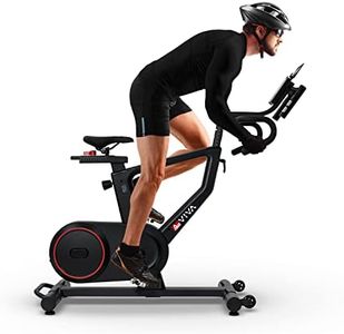 AsVIVA S18 Indoor Cycle Speedbike mit elektrischer Widerstandsverstellung, leiser Riemenantrieb, Pulsgurt, SPD-Pedale, App