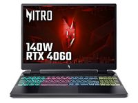 Acer Nitro 16 AN16-41 16-inch Gaming Laptop - (AMD Ryzen 7 7735HS, 16 GB RAM, 1 TB SSD, NVIDIA GeForce RTX 4060 8G, 1920 x 1200 165Hz Display, Windows 11, Black)