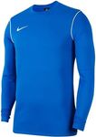 Nike Kids' Park20 Crew Top, Royal Blue/White/(White), XS