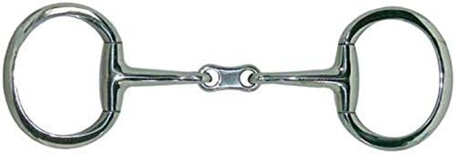 Coronet French Link Flat Ring Eggbutt Snaffle Horse Bit, 4 3/4-Inch