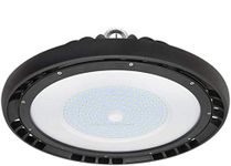 150W LED High Bay Light UFO Suspended Warehouse Lighting 6500k IP65 Super Bright Under Canopy Workshop Commercial Industrial Units Spotlamp FL-F