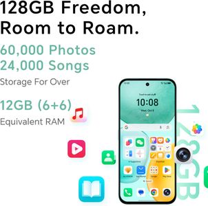 HONOR X6c Smartphone 128GB – Midnight Black