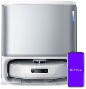 NARWAL Freo Z Ultra Robot Vacuum & Mop, 12000Pa Suction, Dual RGB Cameras, AI Avoidance, Adaptive Hot-Water Self Wash, Self-Emptying, Pet Hair, Quiet, Google Home, Alexa, Siri Compatible