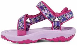 Teva Kids Hurricane Xlt 2 Toddler Butterfly Pastel Lilac Sandal, Size 4