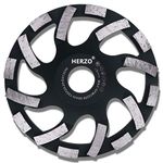 HERZO Diamond Grinding Cup Wheel for Angle Grinder 5-inch