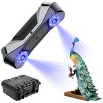 Creality 3D Scanner Raptor with Metrology-Grade 0.02mm Accuracy,7 Blue Laser,Anti-Shake Tracking,Up to 60FPS Scanning Speed